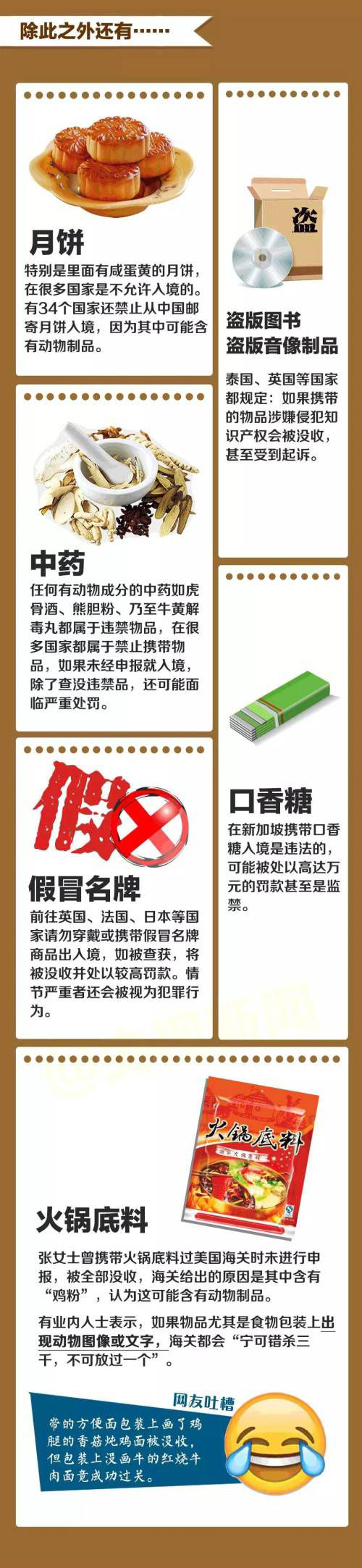 出去撒歡，那些產(chǎn)物遏止收支境
